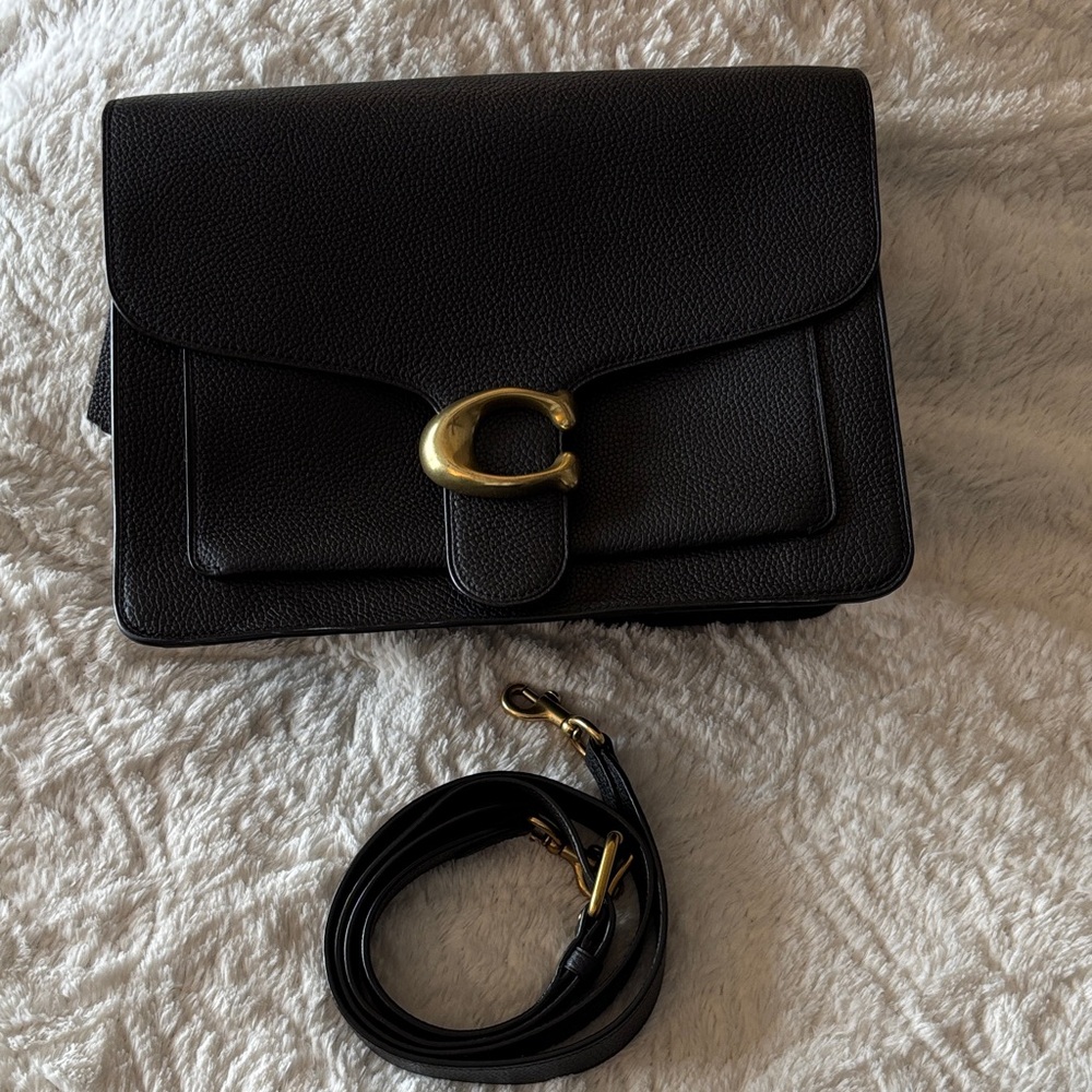 Coach Shoulder Tabby in Black [Original Model]